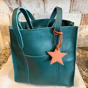 NEW Portland Leather 🦄 N/S zippered Large Lola SEAGLASS 🦄